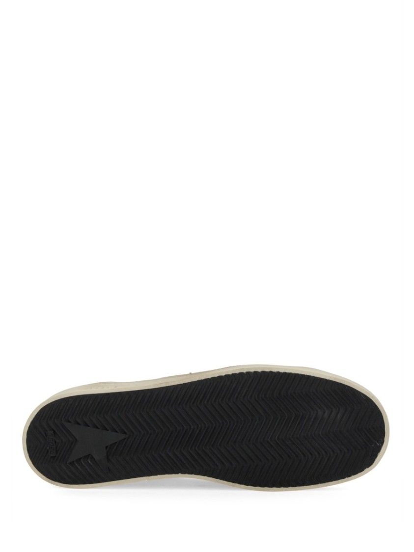Golden Goose Stardan Leather Sneakers In White