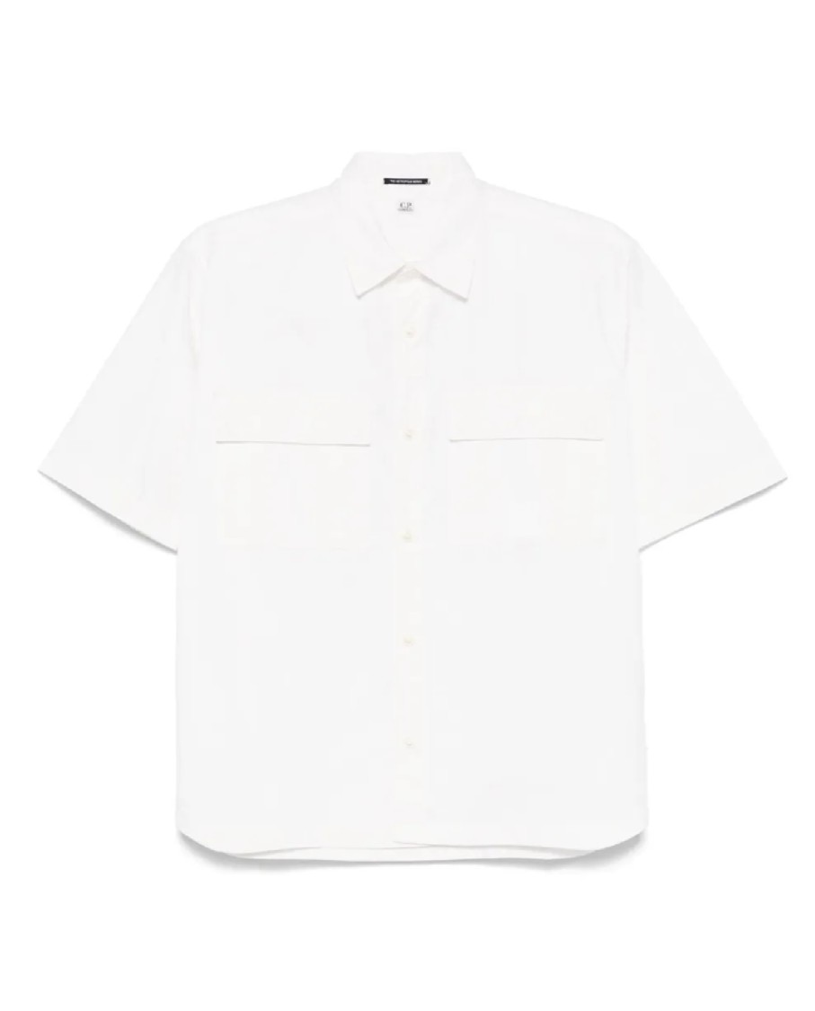 C.p. Company C.p.company The Metropolis Series Stretch Piquet Polo In White