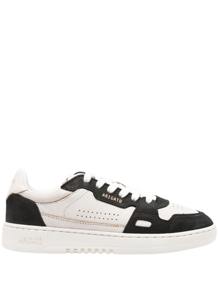 Axel Arigato White Black Round Toe Sneakers In Neutrals
