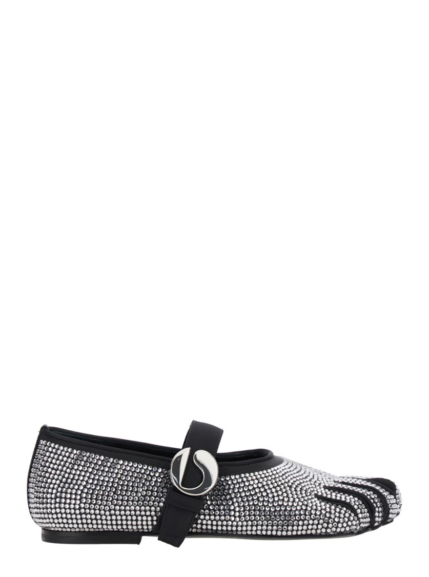 Shop Coperni Colette' Multicolor Ballet Flats With Five-toe Design