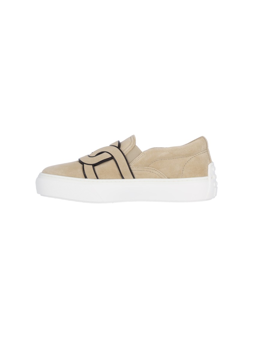 TOD'S TOD'S "KATE" SNEAKERS – BEIGE 