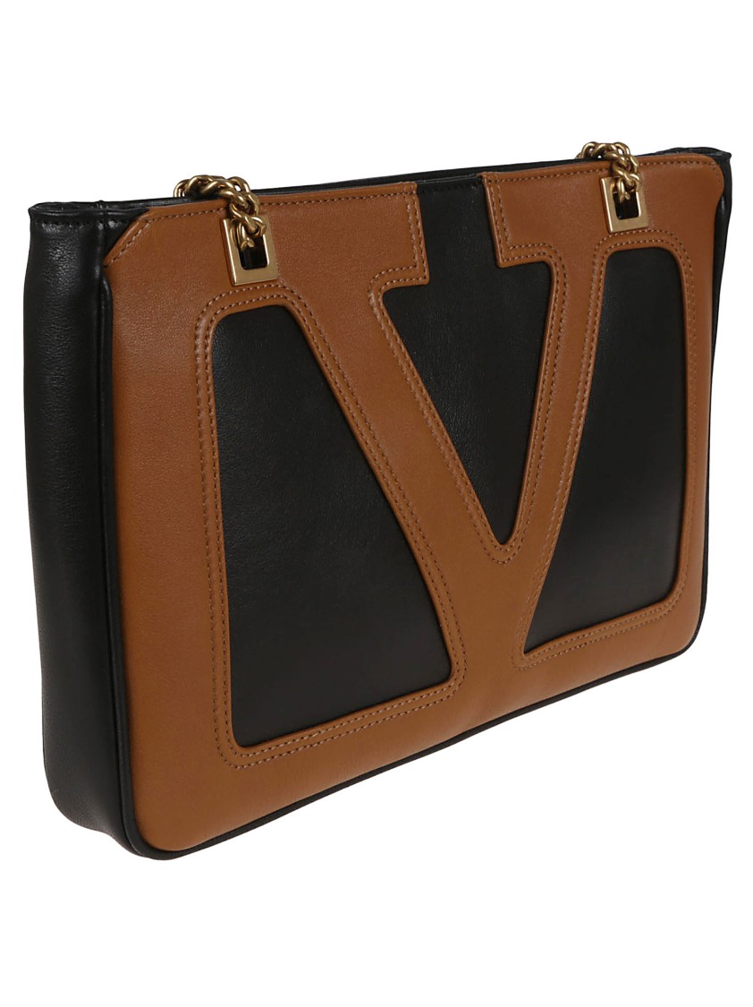 Valentino Viva Superstar Small Tote Bag In Black