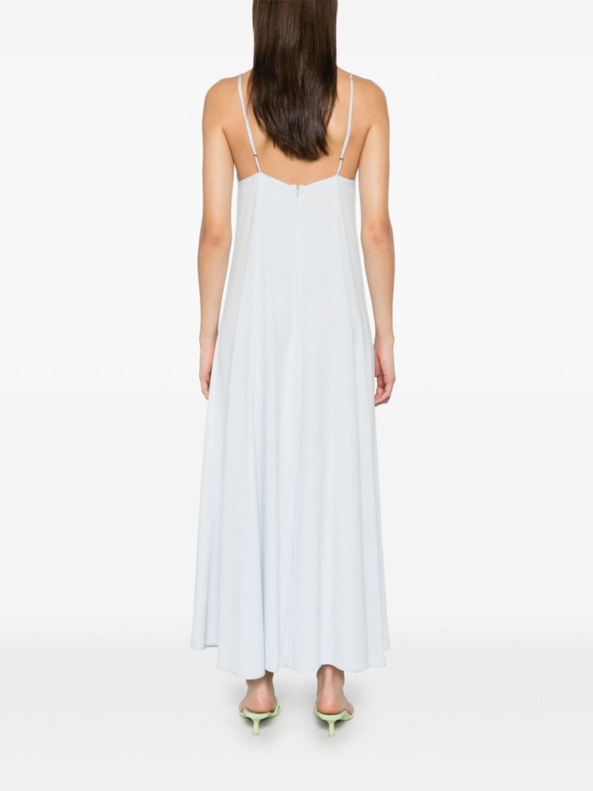 Shop Forte Forte Light Blue Flowing Maxi Dress