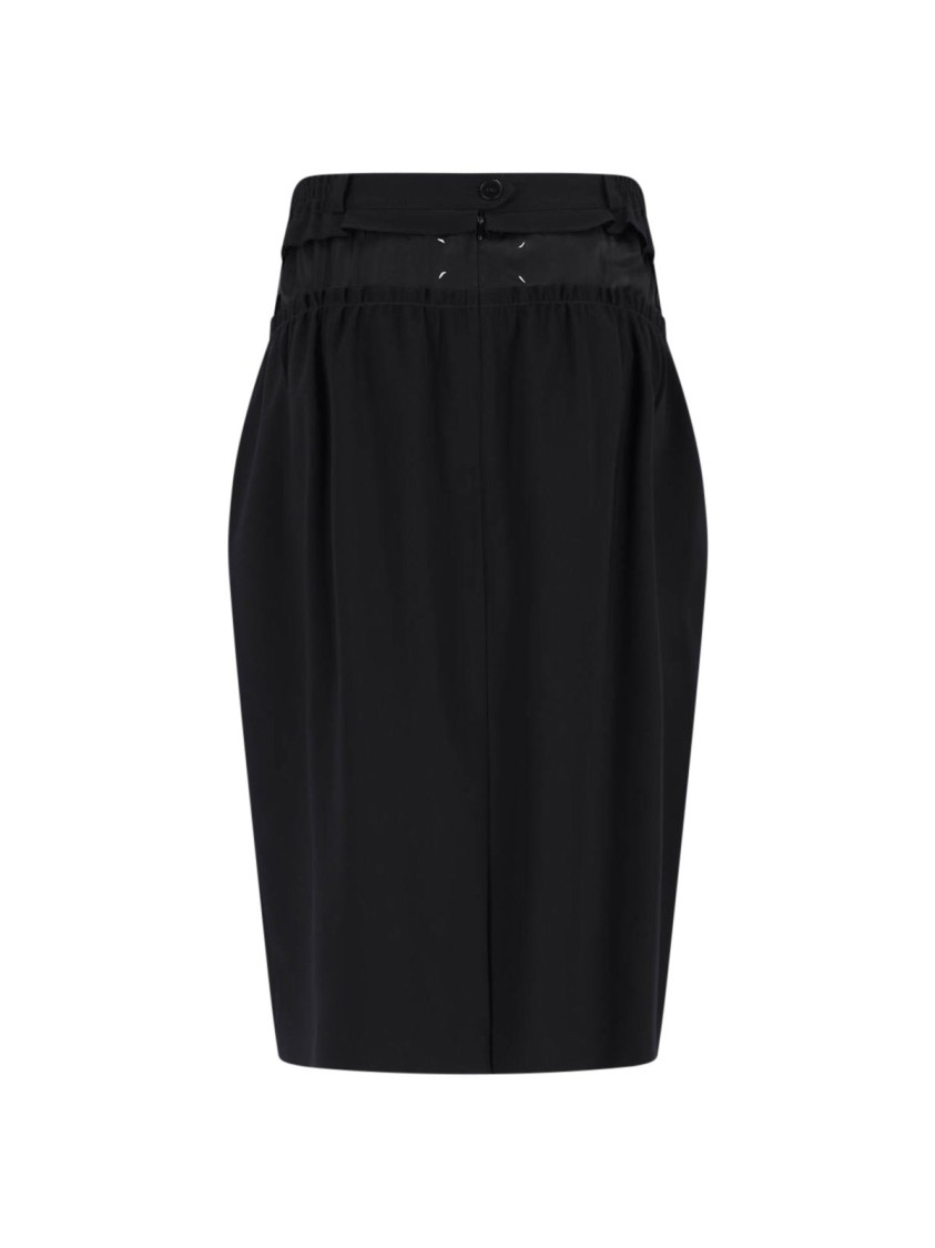 Maison Margiela Knee Length And Midi Skirts In Black