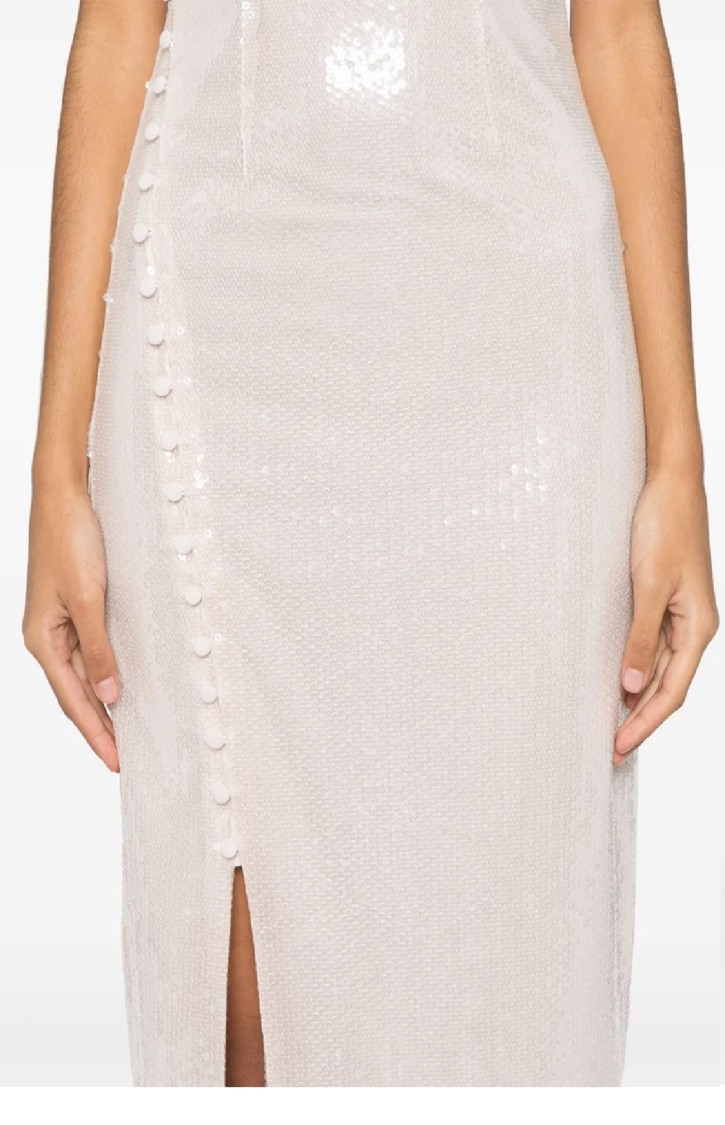 Rotate Birger Christensen Rotate Fitted Sequin-embellished Dress