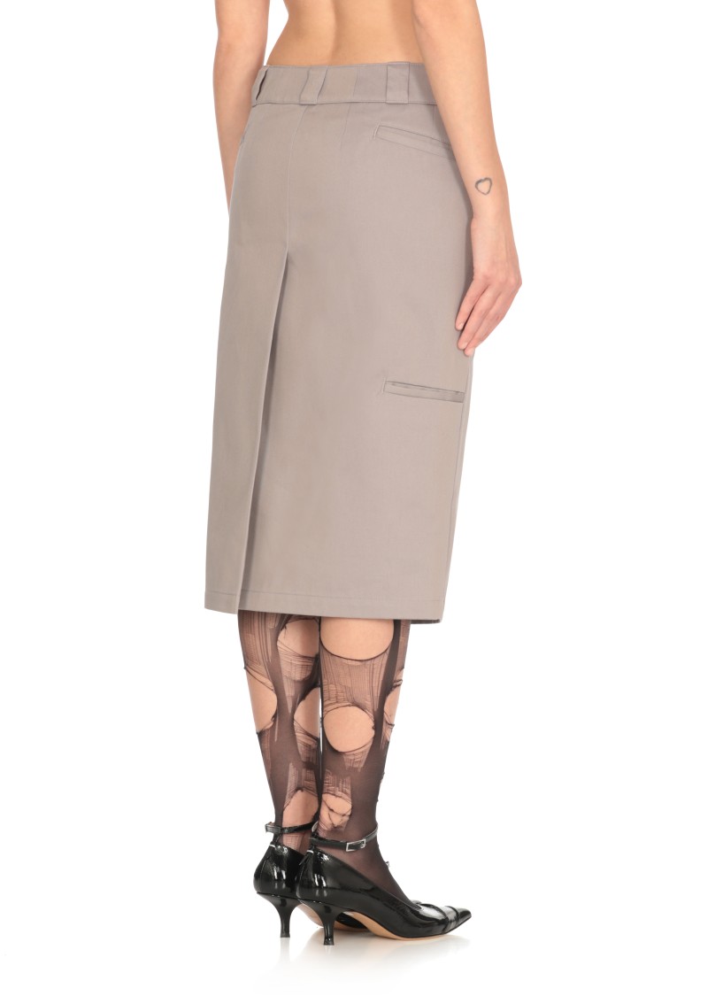 Maison Margiela Belt Loops Skirts In Gray