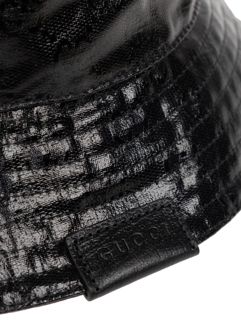 Gucci Gg Monogram Bucket Hat In Black