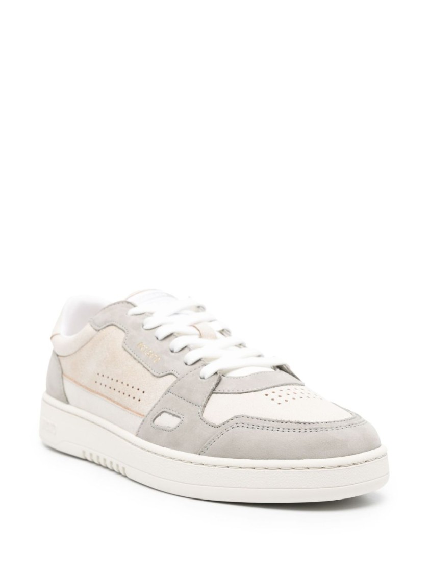 Axel Arigato Dice Lo Beige/light Gray Sneakers In White