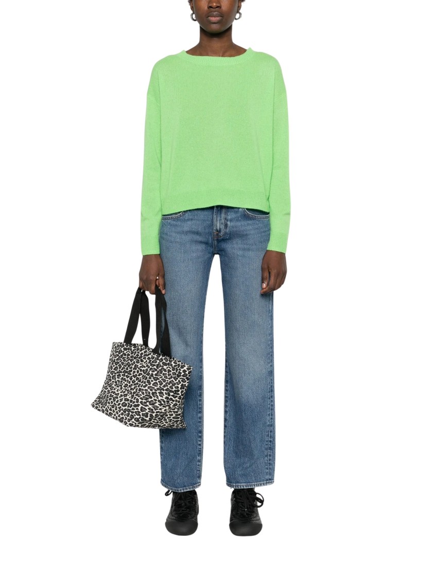 7 FOR ALL MANKIND 7 FOR ALL MANKIND LIGHT WASH STRAIGHT-LEG JEANS WITH CLASSIC FIVE-POCKET DESIGN
