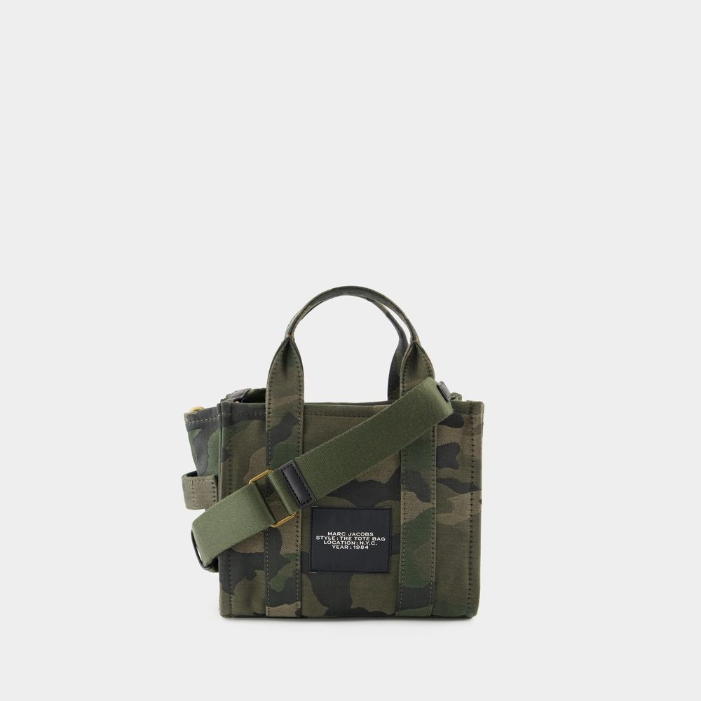 Marc Jacobs The Small Tote - Cotton - Printed In Grey