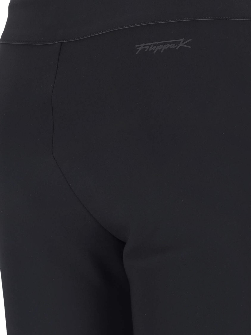 Filippa K Black Technical Fabric With Medium Rise In Black