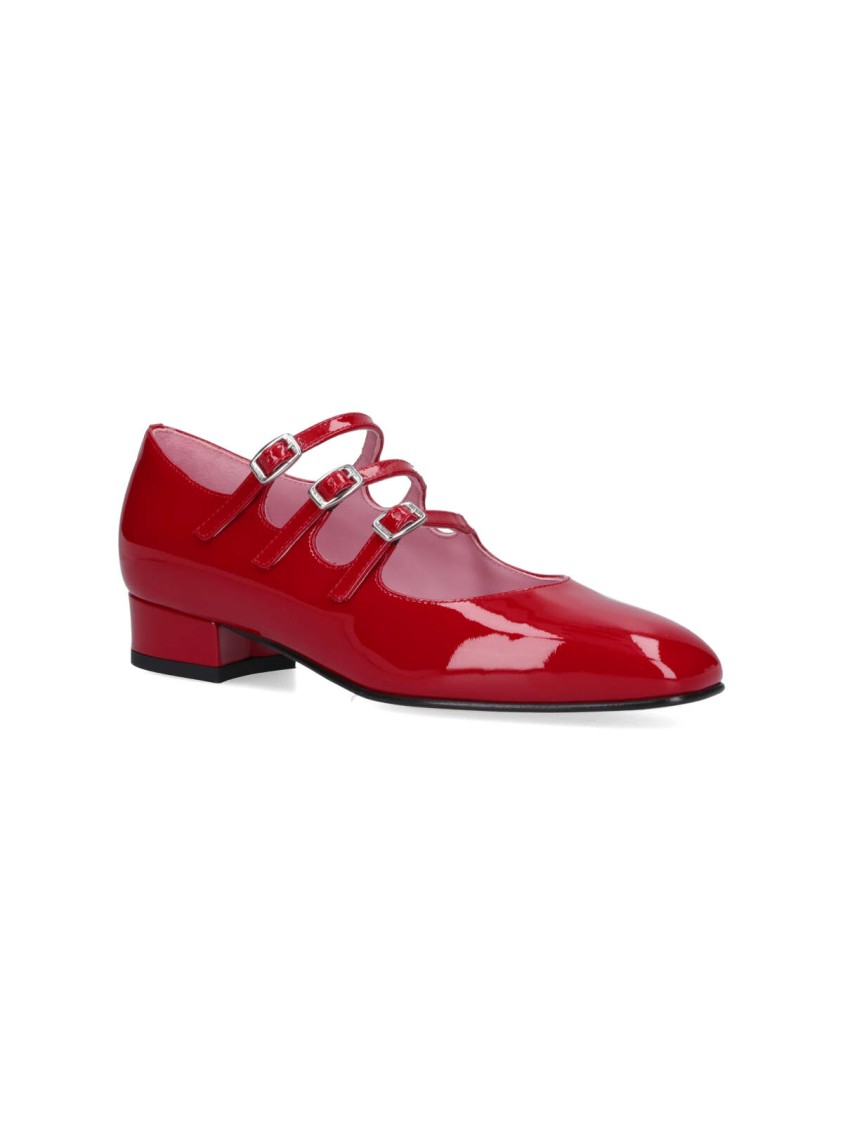 Shop Carel Mary Jane Pumps "ariana" In Red Patent Leather