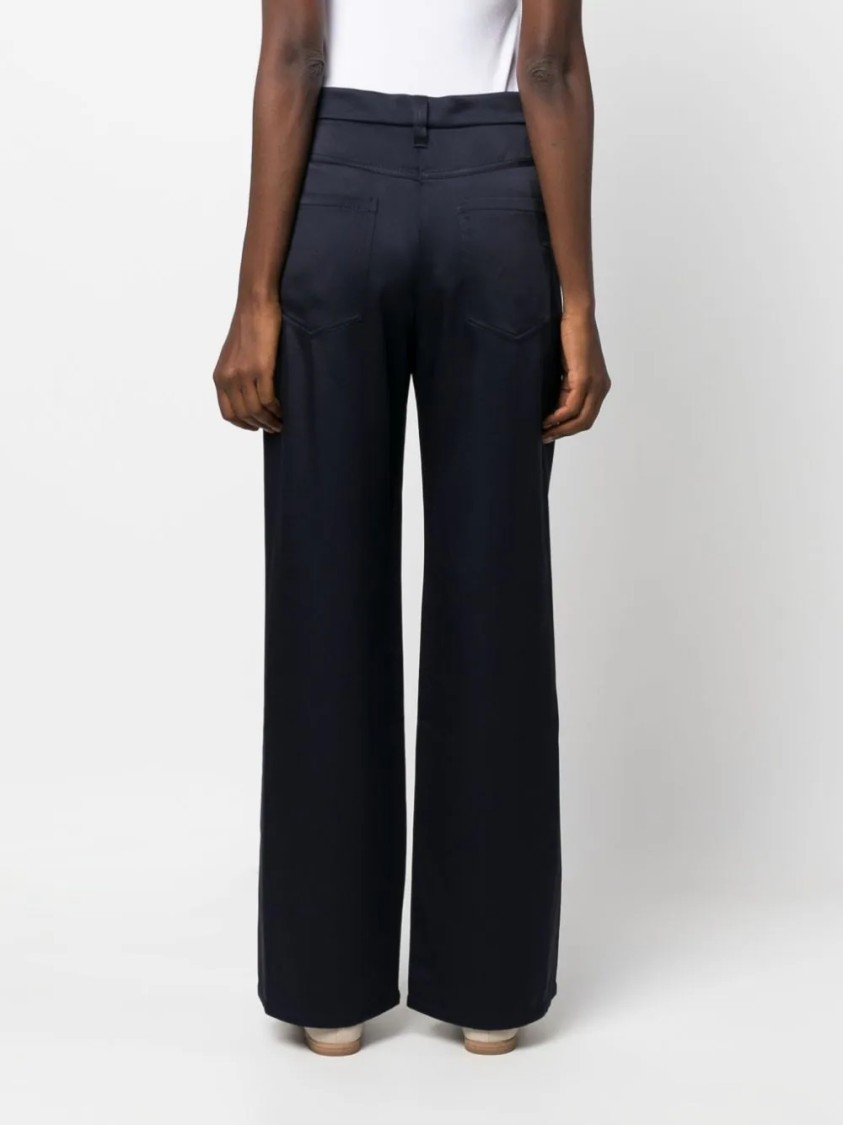 Brunello Cucinelli Straight-leg Satin-finish Trousers In Black