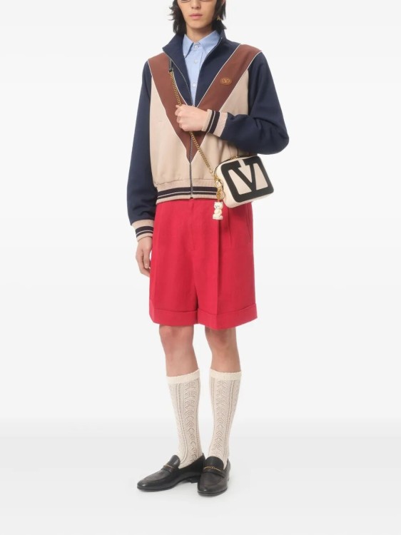 パーカー・フーディ Valentino Color Blocked V-Shape High Collar Sweatshirt Valentino Color Blocked V-Shape High Collar Sweatshirt | THE