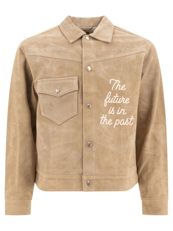 Human Made Suede Leather Jacket in Neutrals | THE LIST