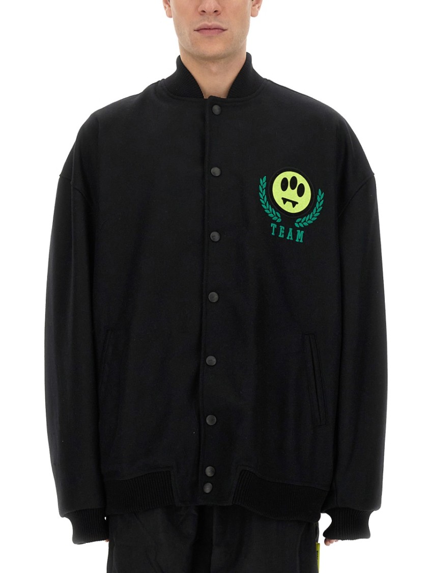BARROW BARROW PLAYFUL GRAPHIC OVERSIZED JACKET