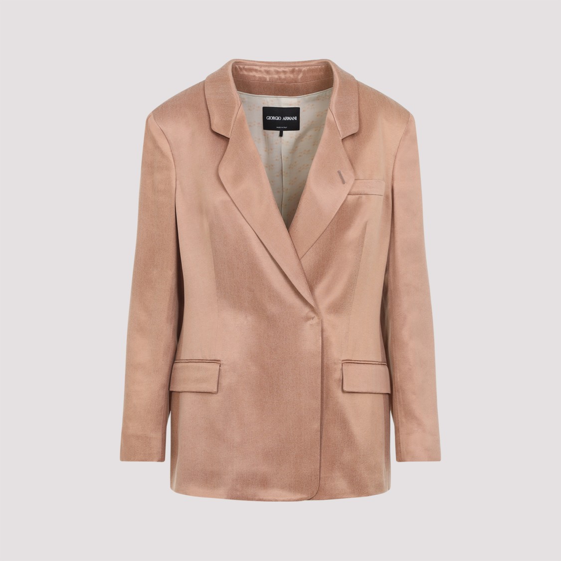 Giorgio Armani Double-breasted Blazer In Pink