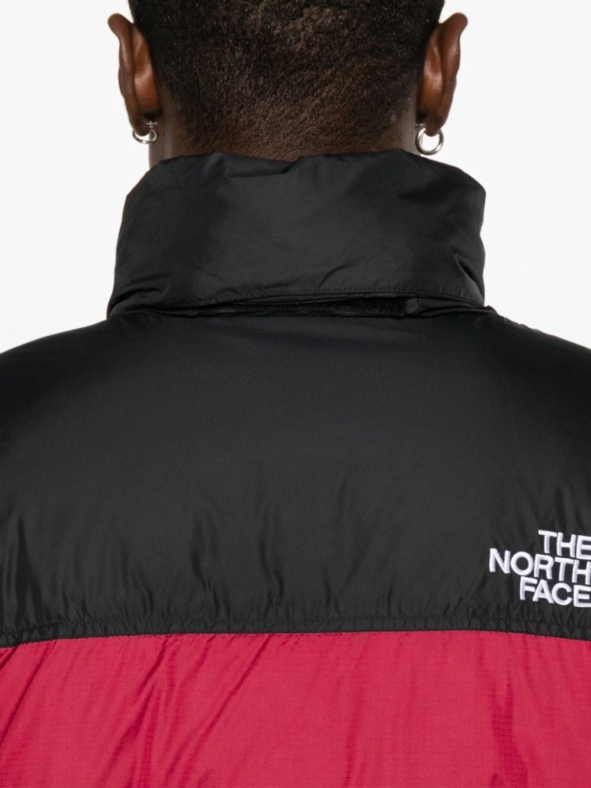 Shop The North Face Down Jacket With Logo In Red
