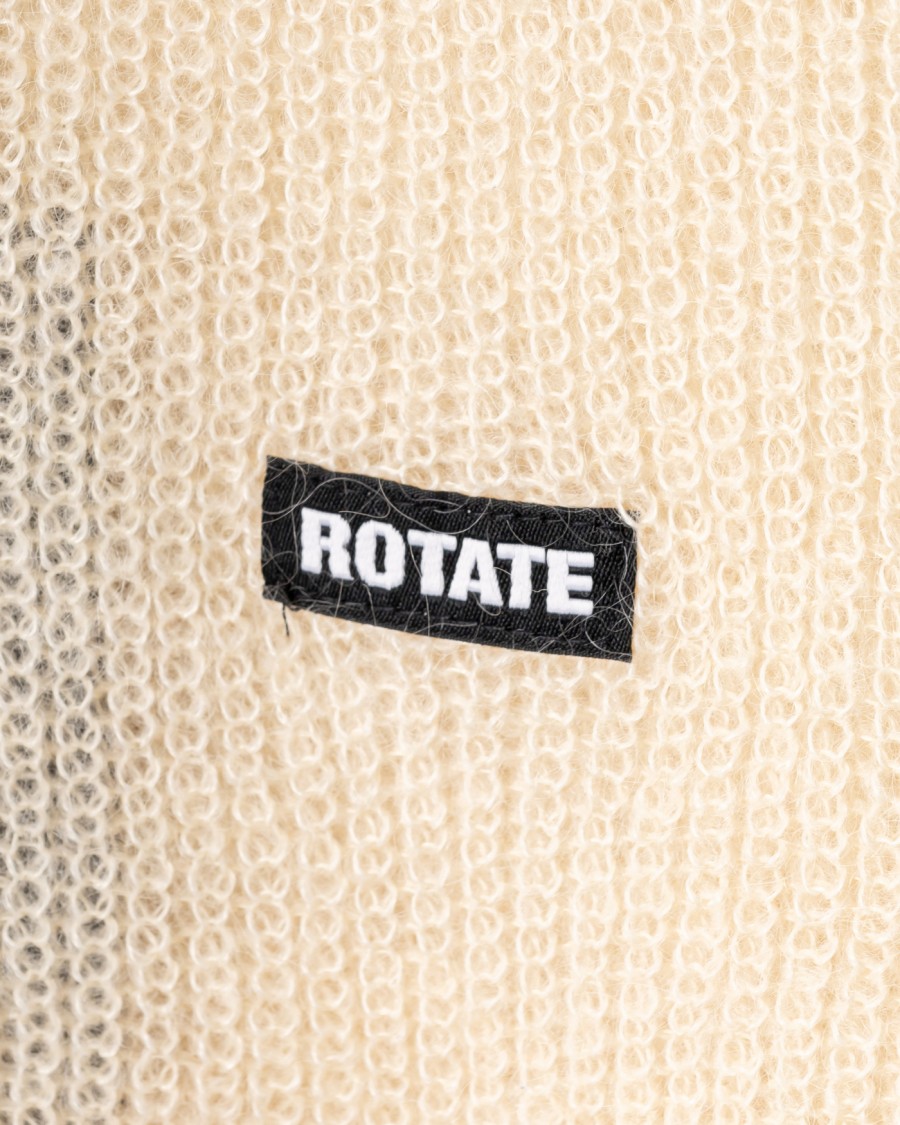 Rotate Birger Christensen Rotate Oversized Knit Jumper With Raglan Sleeves In Neutral