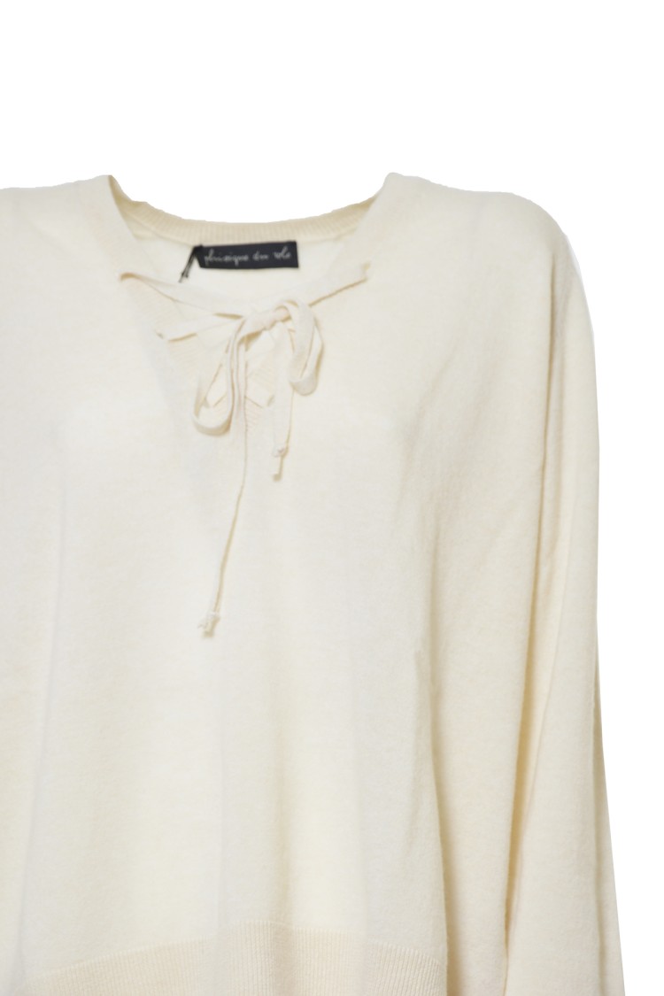 Phisique Du Role Honeycomb Knit Pullover In Virgin Wool And Mohair
