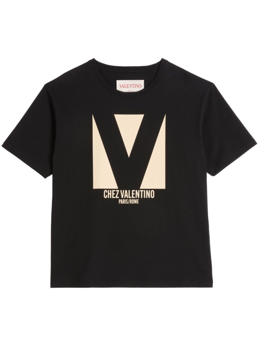 Valentino Crew Neck Short Sleeves T-shirts