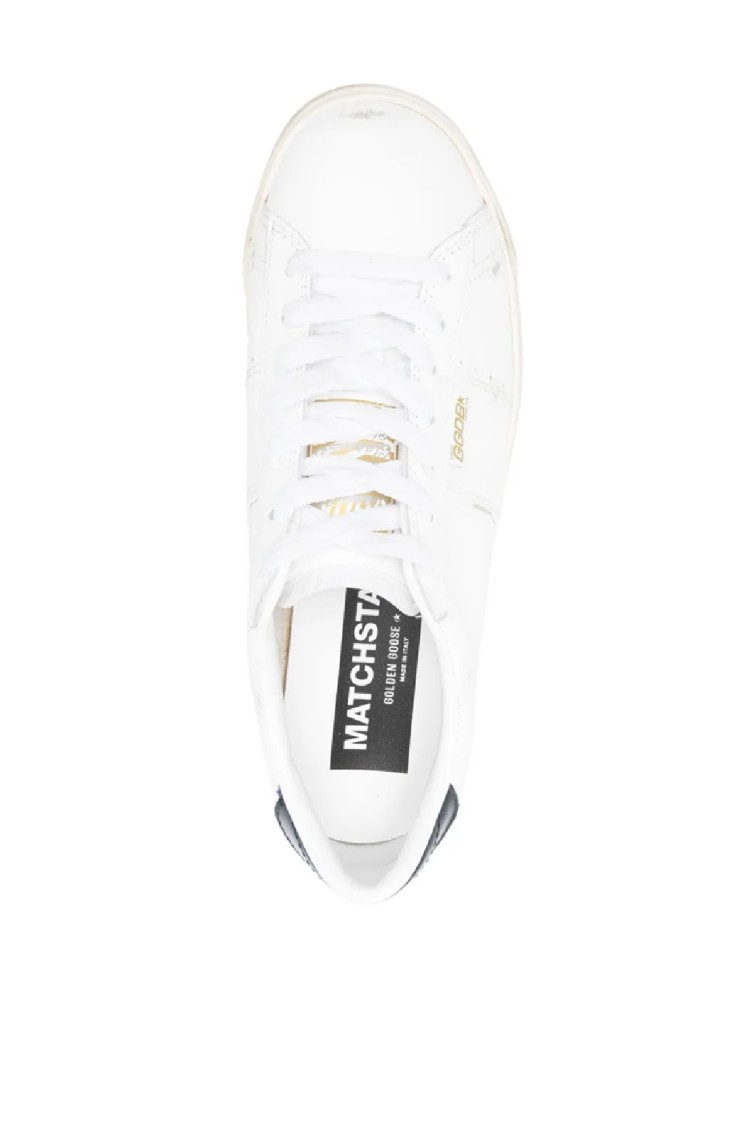 Golden Goose Low-top Sneakers With Contrasting Heel Tab In White