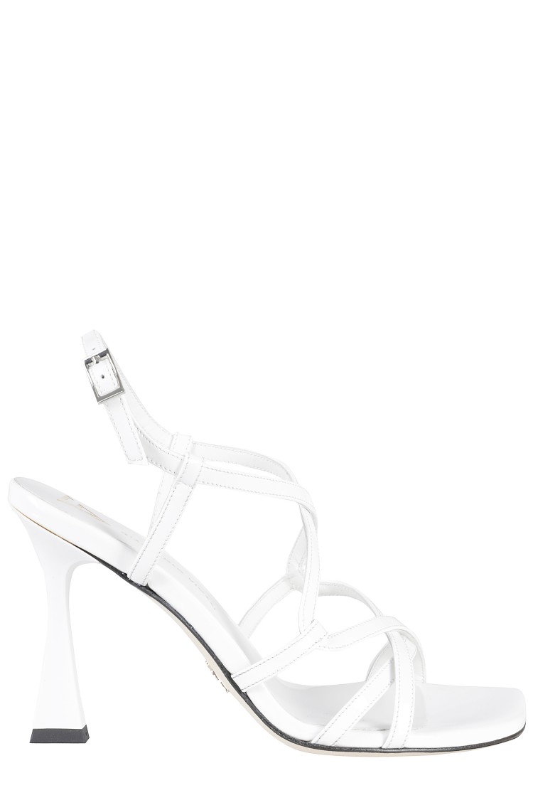 GIAMPAOLO VIOZZI GIAMPAOLO VIOZZI MINI VIPER SANDALS - WHITE