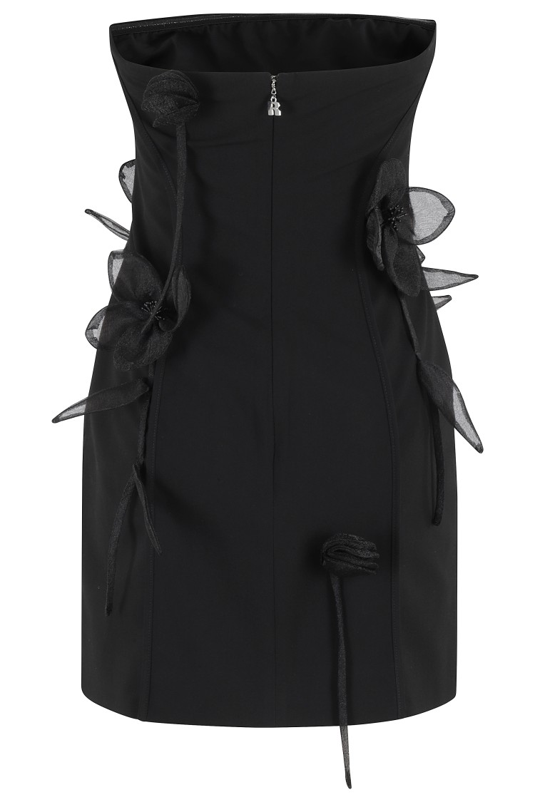 Shop Rotate Birger Christensen Rotate Tube Rose Dress In Black