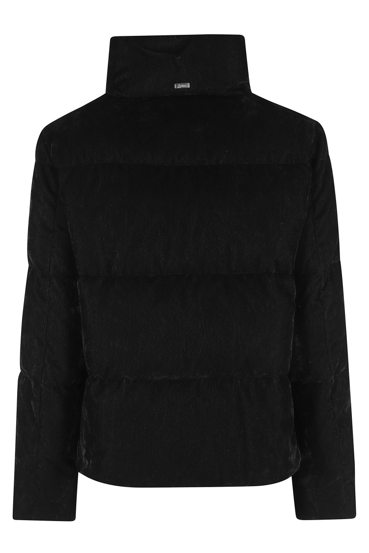 Herno Short Velvet Down Jacket Clothing