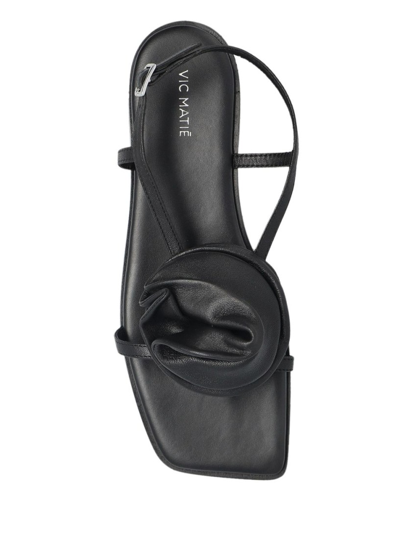 Shop Vic Matie Vic Matié Logic Sandal In Black