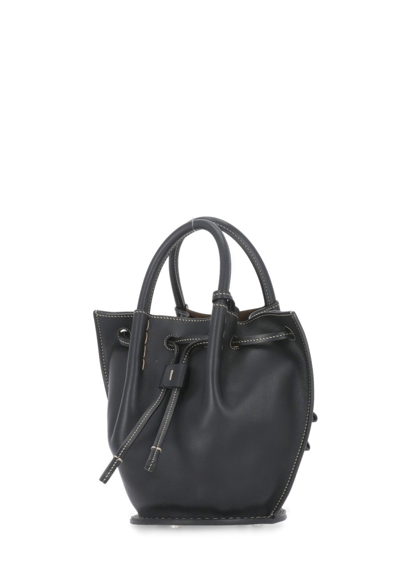 Tod's Black Leather Bag In Black
