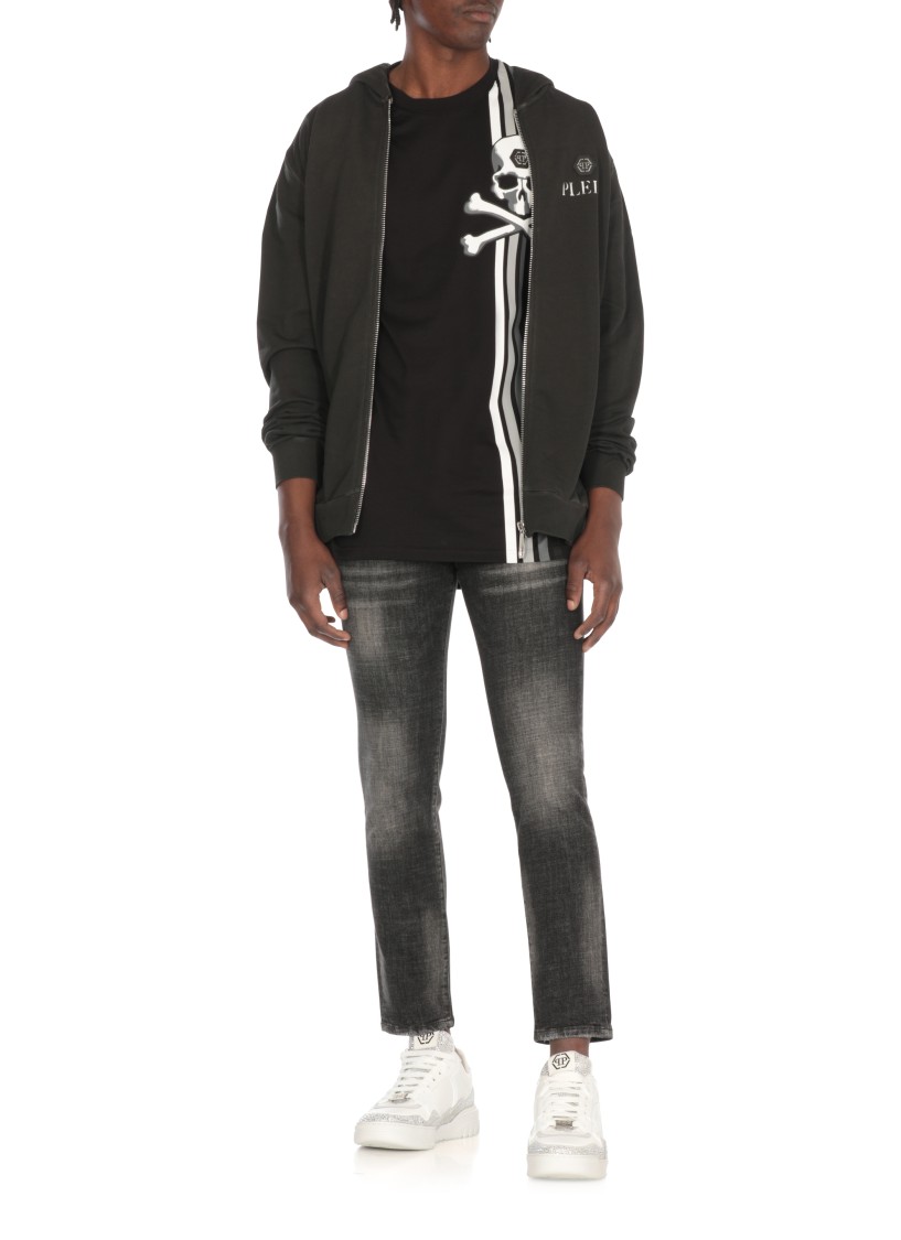Philipp Plein Denim Skinny Fit Hexagon Jeans