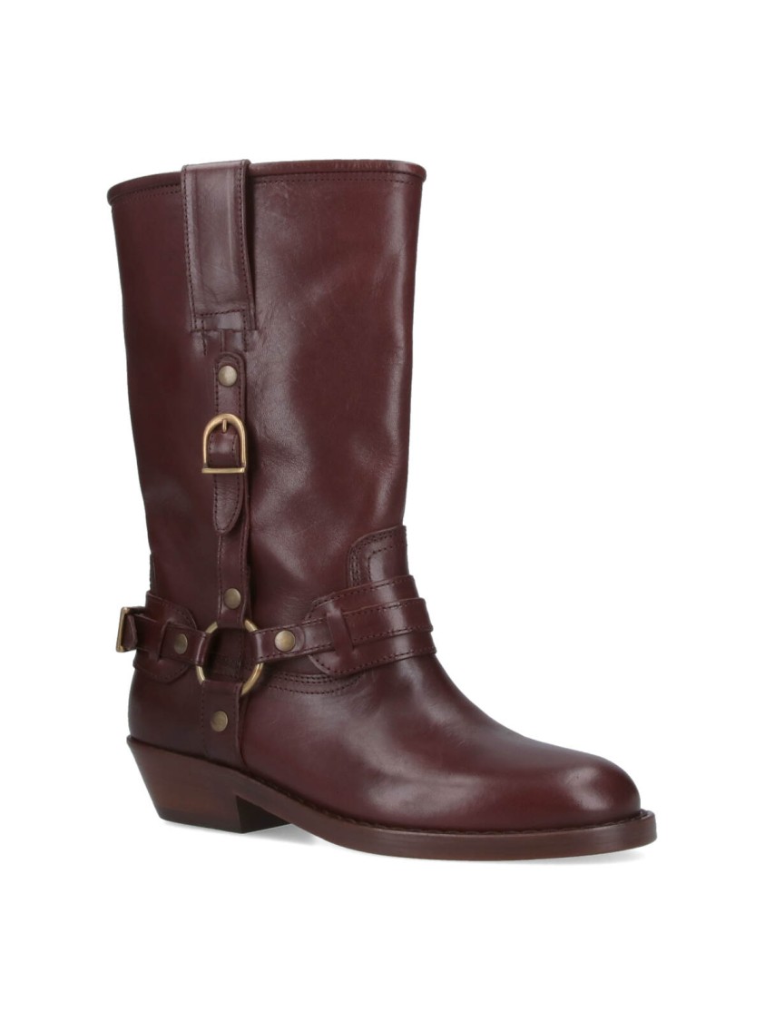 Isabel Marant Brown Heiko Mid-calf Boots