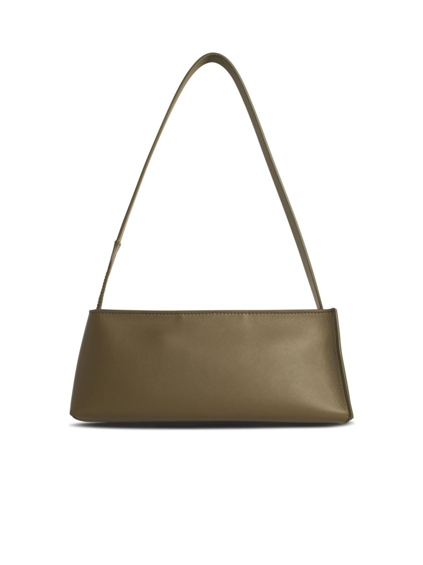 ショルダーバッグ・ポシェット Marni Museo Baguette Bag In Green Leather Cream leather Museo baguette bag | Marni