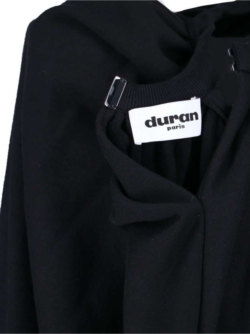 Duran Lantik Draped Maxi Dress In Black