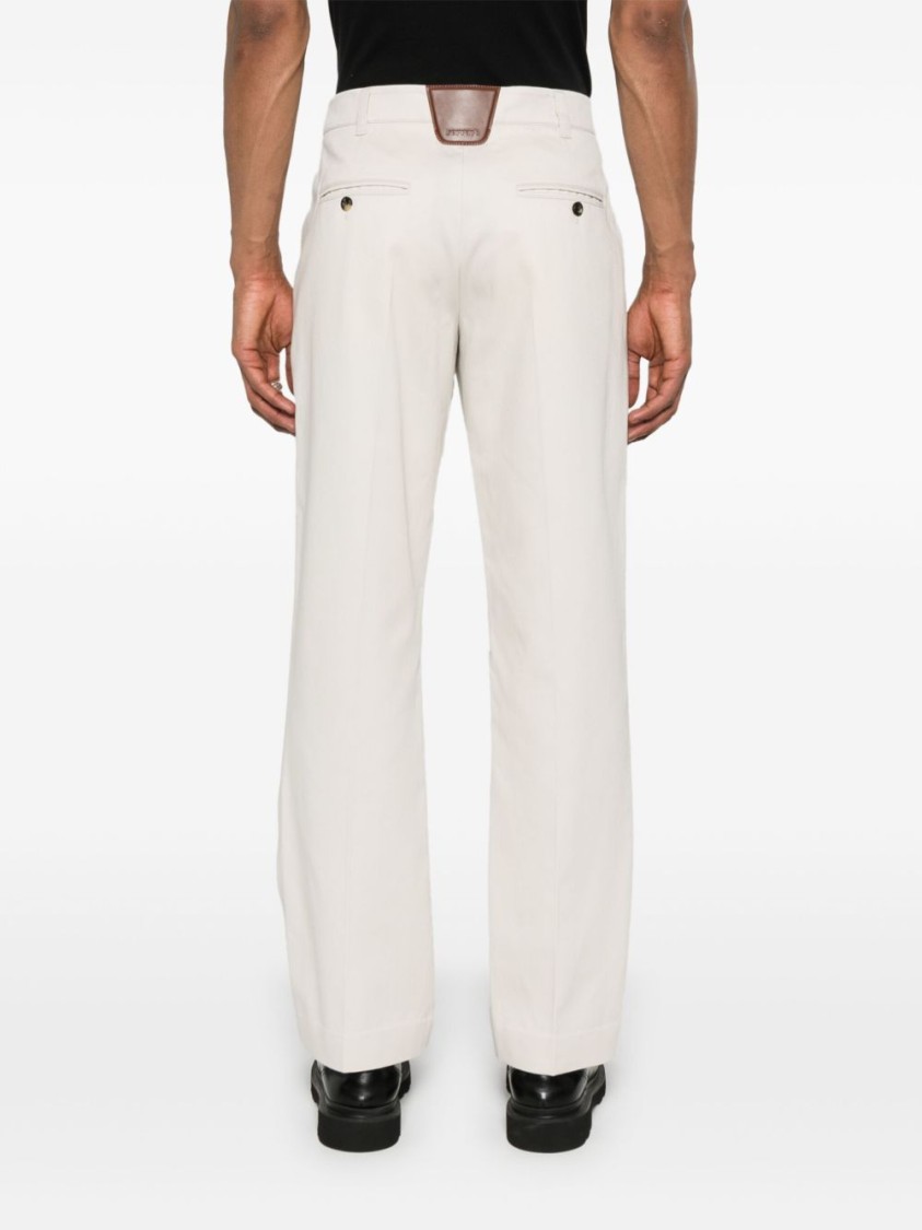 Ferrari Beige Cotton Trousers