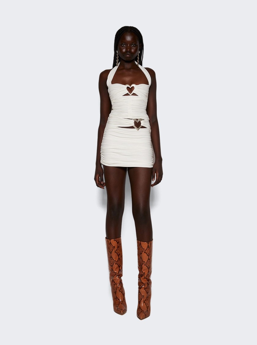 Shop Area Heart Ruched Halter Top