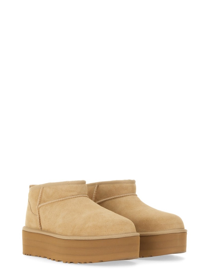 Ugg Classic Ultra Mini Boot With Platform In Brown