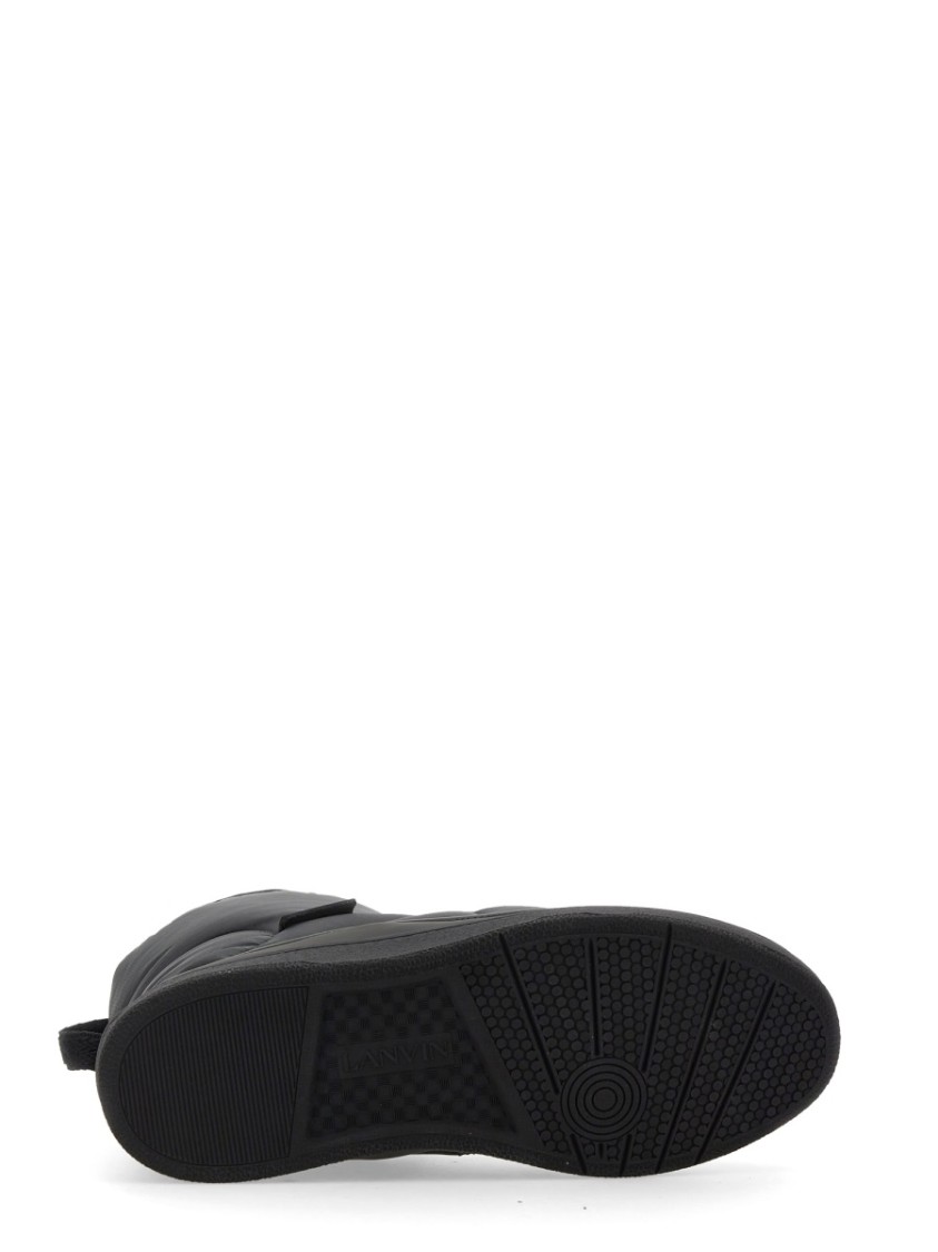 Lanvin Padded Ankle Boots In Black