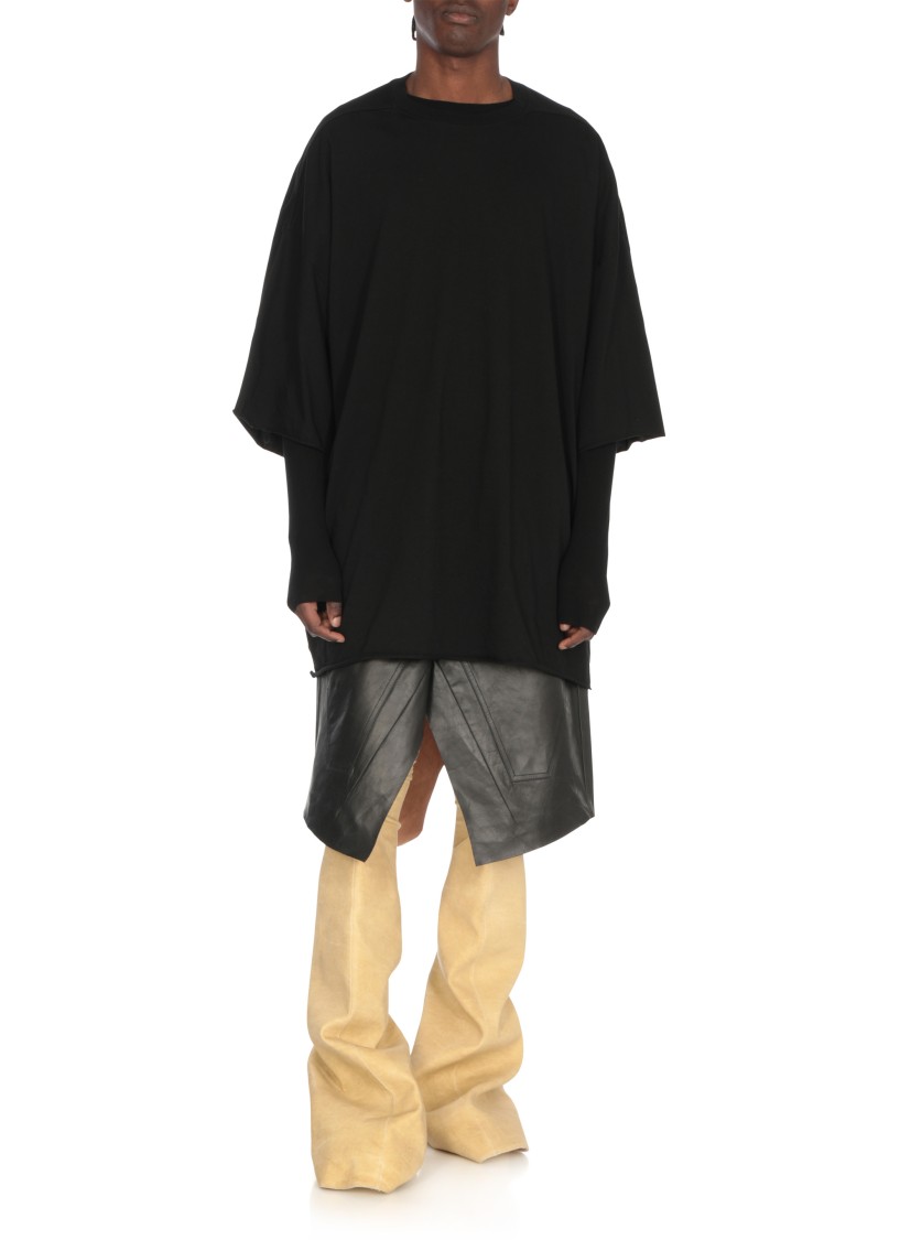 Rick Owens Drkshdw Drkshdw By Rick Owens Beige Beige Cotton Boots In Nude