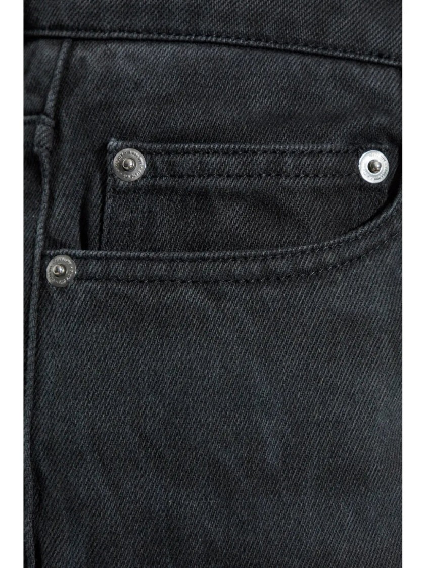 Ami Alexandre Mattiussi Ami Wide Leg Cotton Trousers With Front Pockets In Black