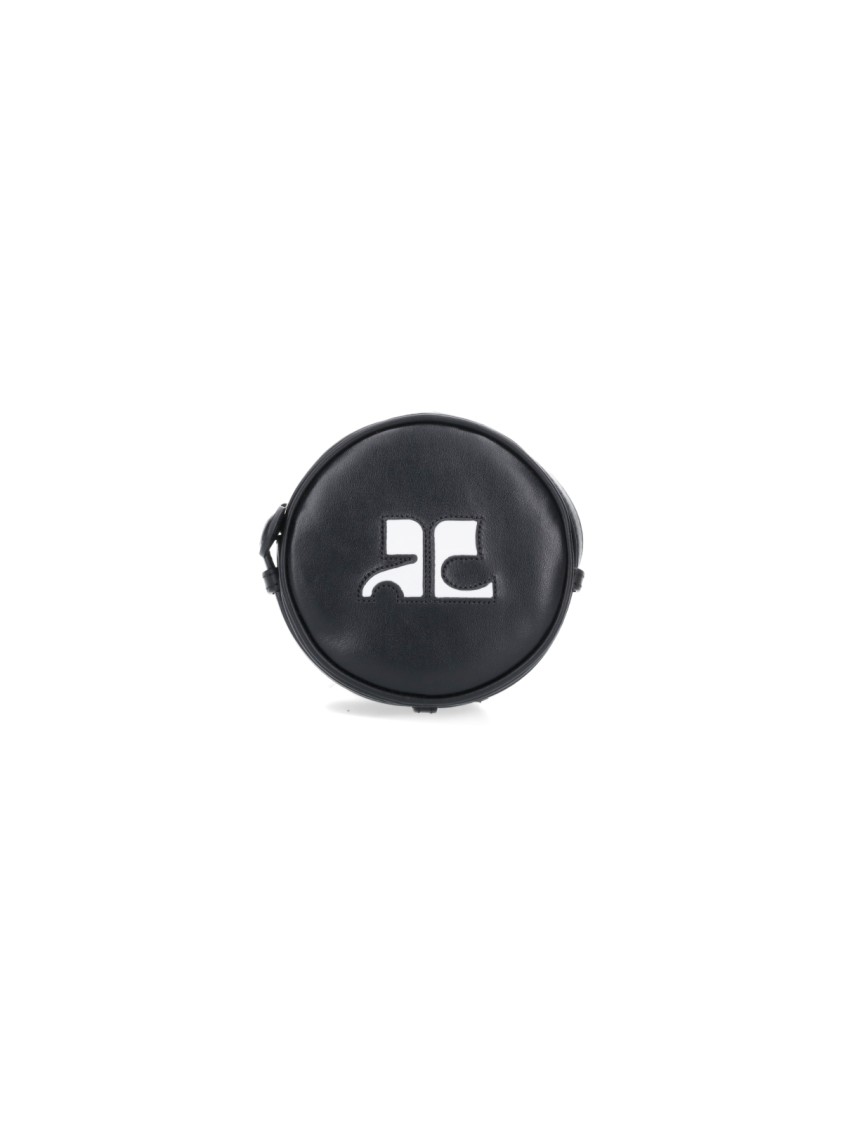 COURRÈGES COURRÈGES MINI "REEDITION CIRCLE BAG" CROSSBODY – BLACK