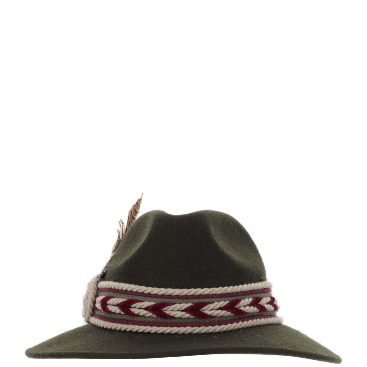 ハット Alexia Alvarez De Toledo Wool Hat With Feather Brooch Alexia Alvarez De Toledo Wool Hat With Feather Brooch