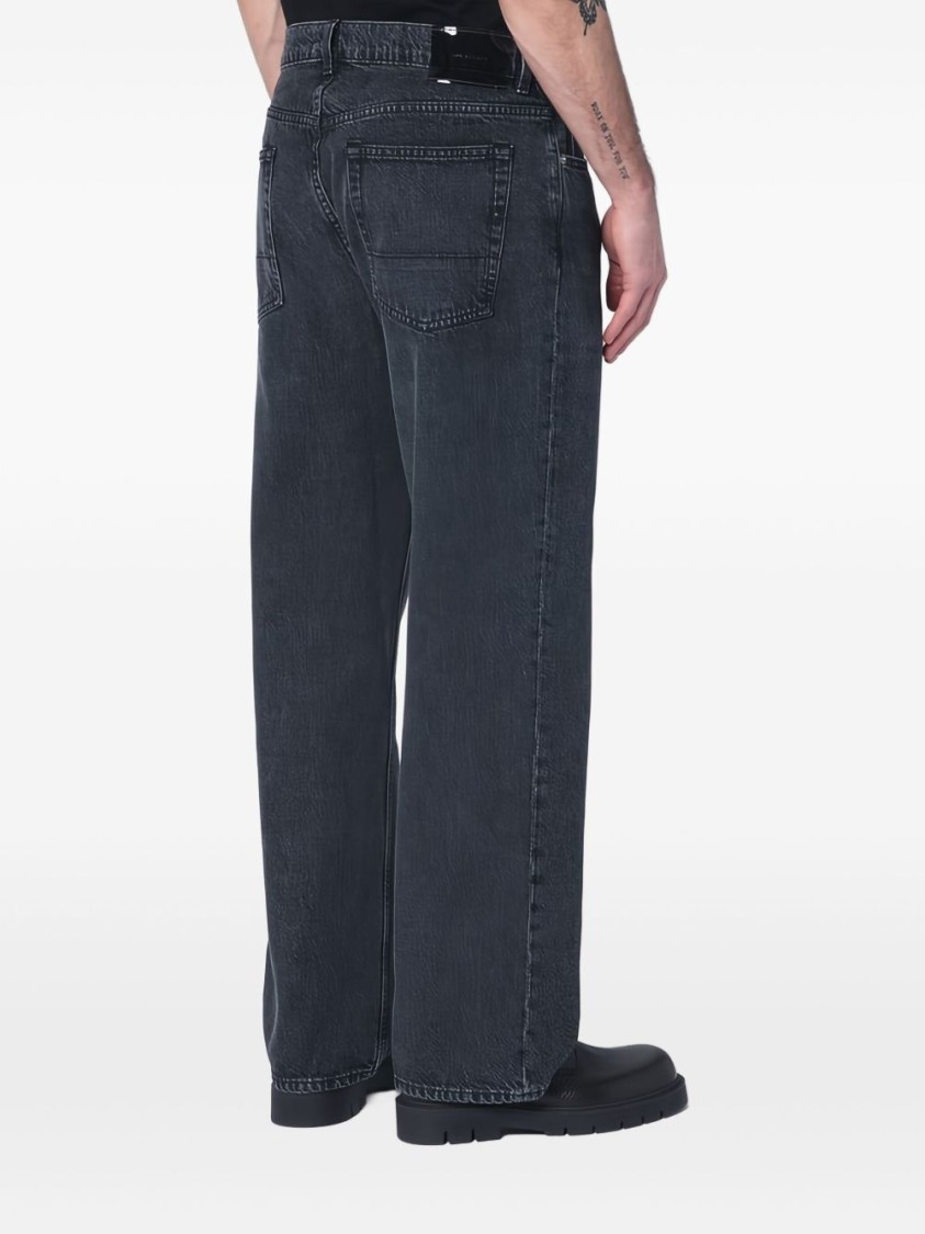 Our Legacy Charcoal Grey Third Cut Jeans In Blue