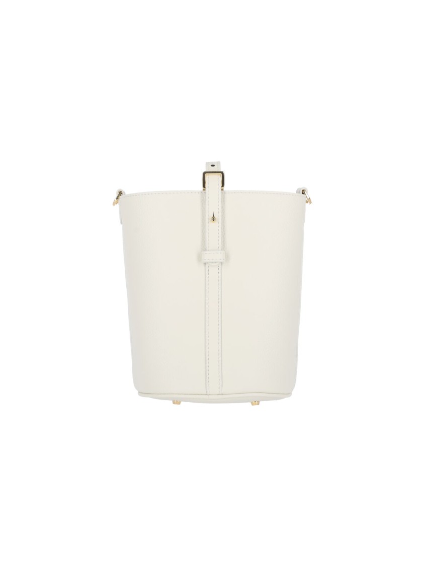 Patou "jp" Small Bucket Bag – White In White