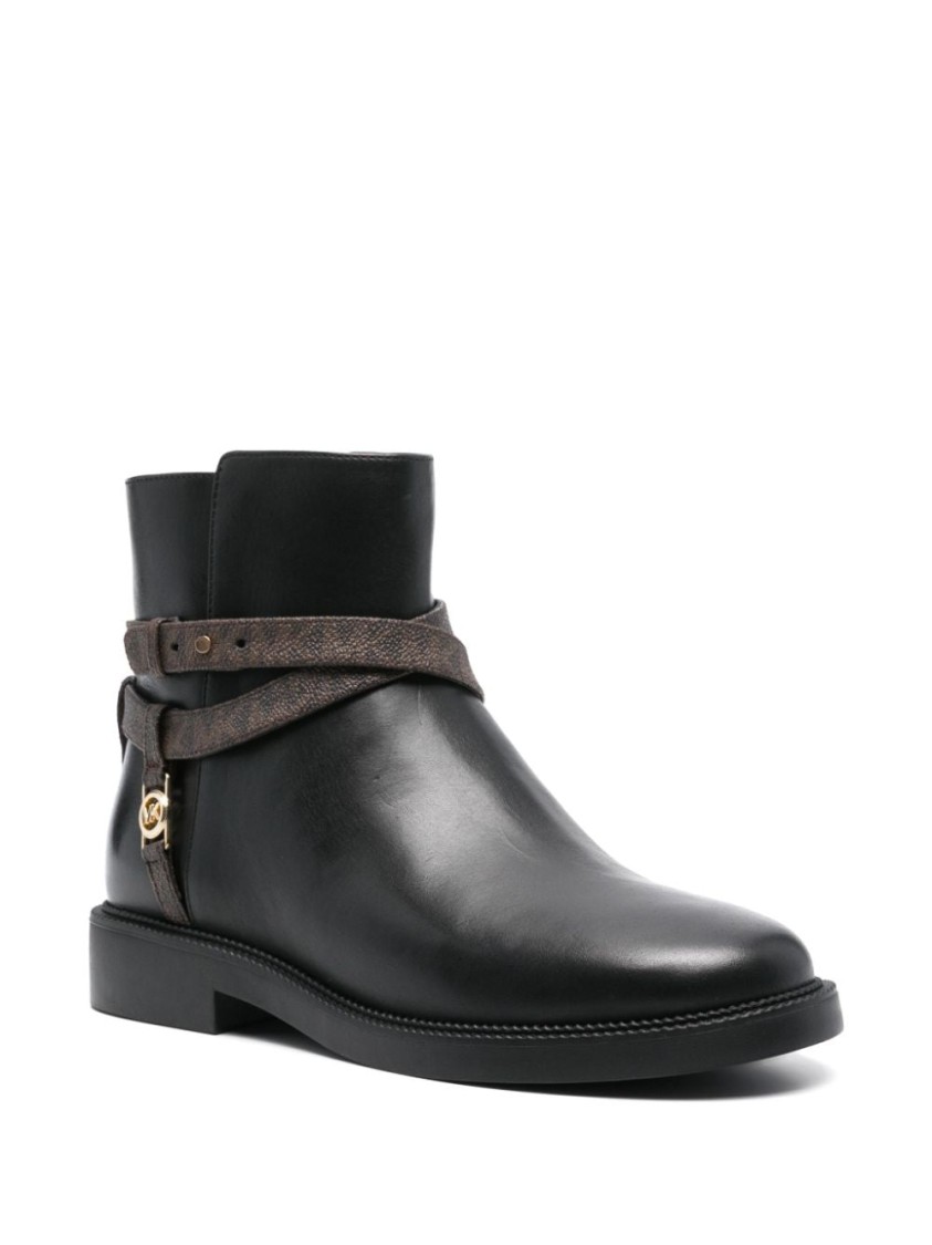 Michael Kors Abigail Flat Bootie In Black
