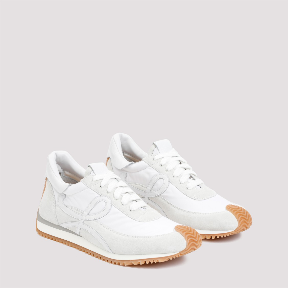 Loewe White Flow Runner Sneakers In White