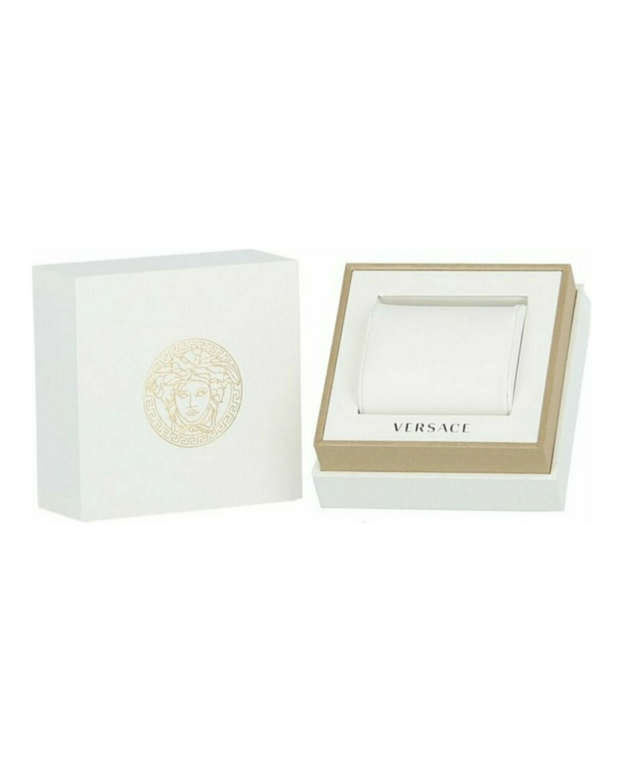 Versace New Chrono Chronograph Watch In Gray