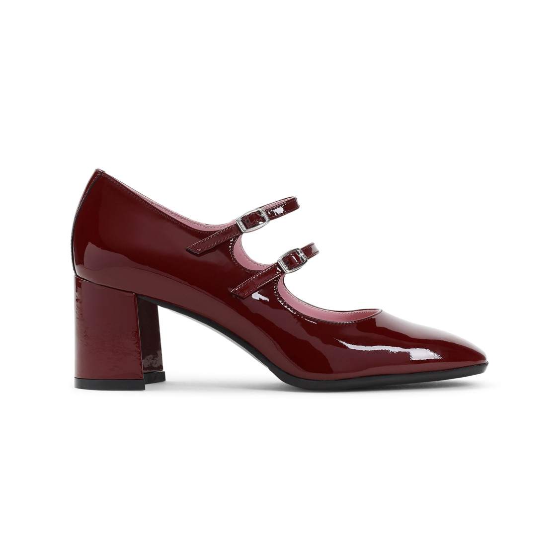 Carel Paris Woman Pumps Burgundy Size 8 Leather In Burgundy