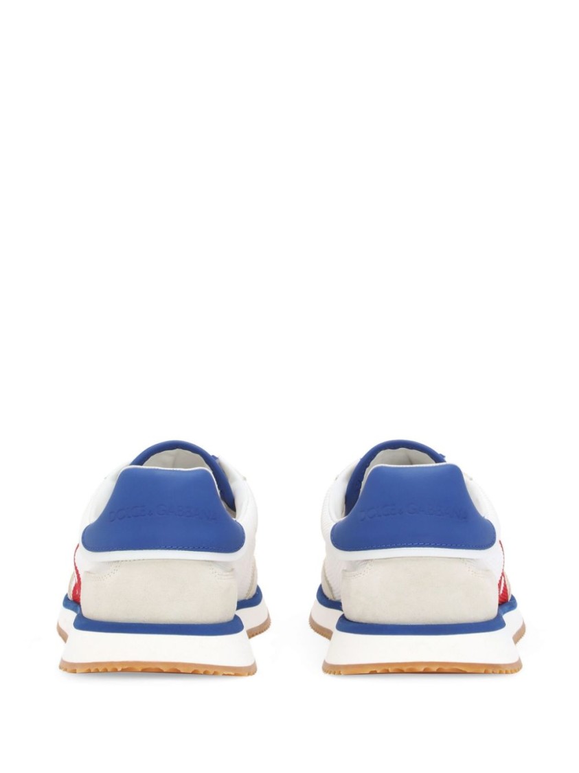 Dolce & Gabbana Cushion Low-top Sneakers Featuring Contrasting Elements In White